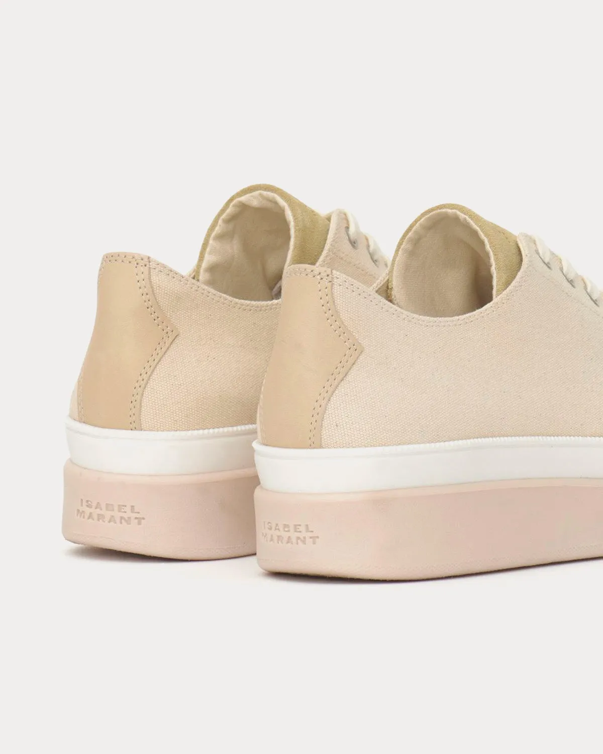 Austen Canvas Ecru Low Top Sneakers