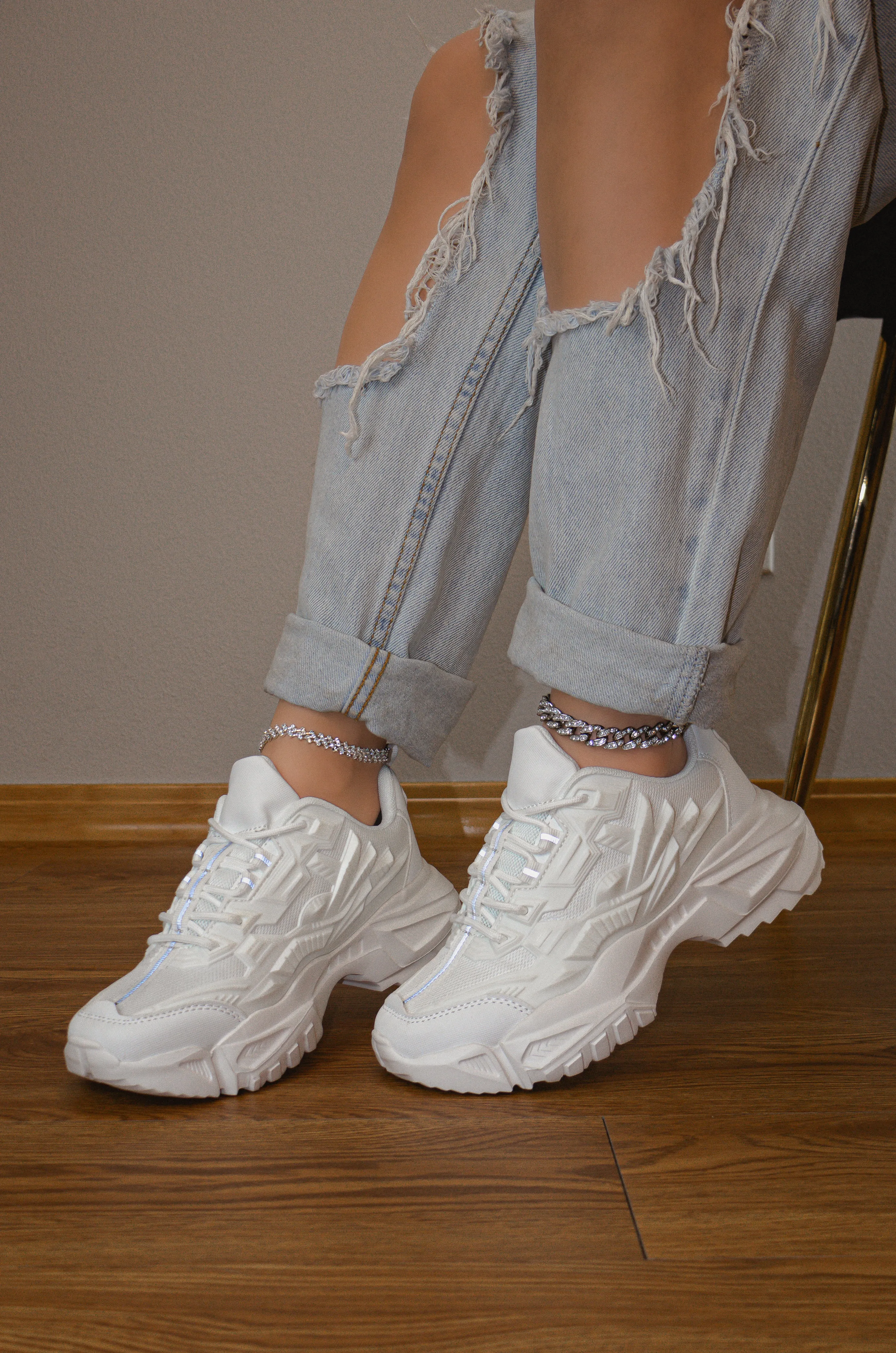Ayanami - Wide Fit Chunky Lace Up Sneakers for Women, Comfortable Platform Shoes, Trendy Casual Footwear, Everyday Stylish Sneakers, Urban Style