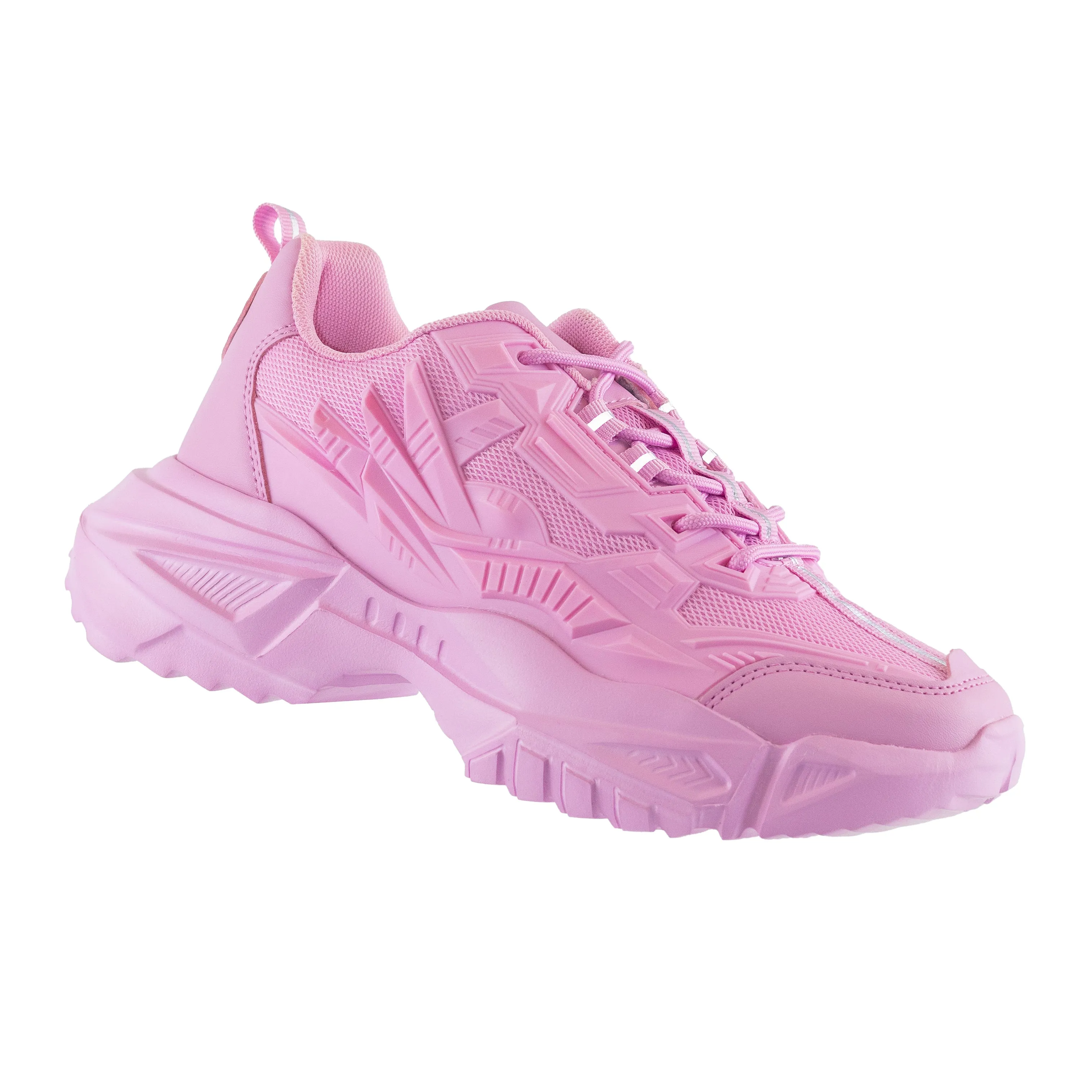 Ayanami - Wide Fit Chunky Lace Up Sneakers for Women, Comfortable Platform Shoes, Trendy Casual Footwear, Everyday Stylish Sneakers, Urban Style