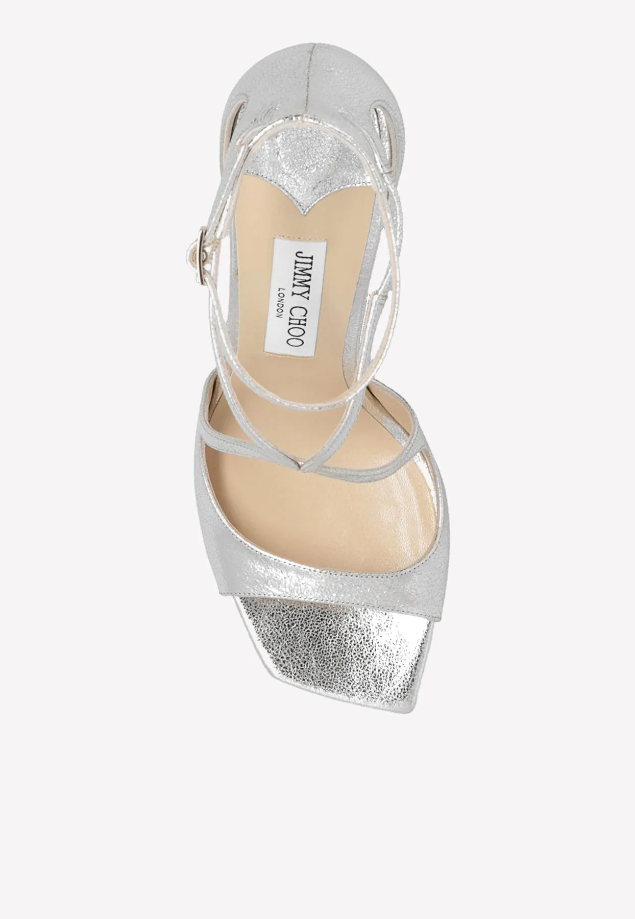 Azia 95 Sandals in Glitter Leather