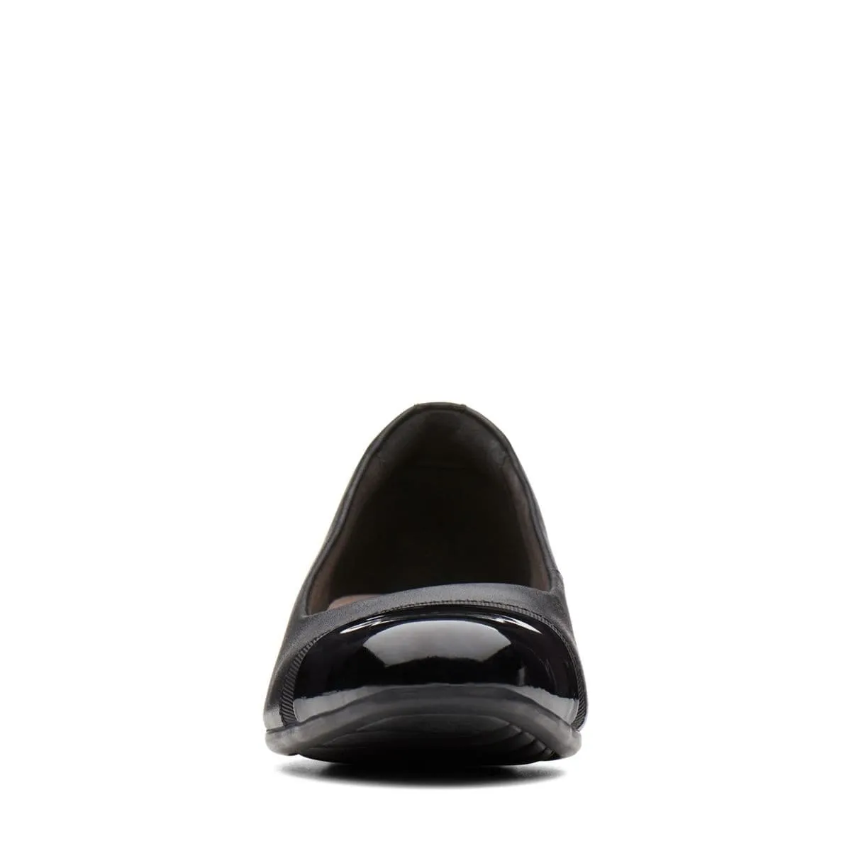 Clarks Women's Juliet Monte Low Heels- Black