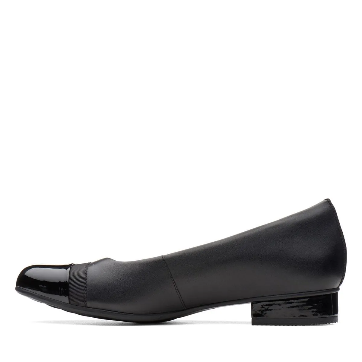 Clarks Women's Juliet Monte Low Heels- Black