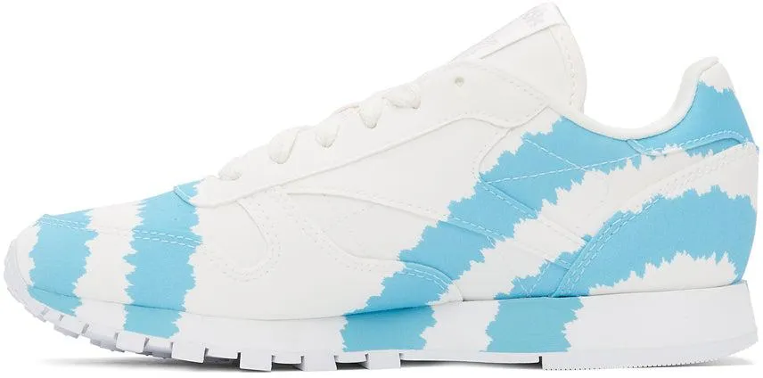 Collina Strada White Reebok Edition 'Call Mom' Classic Leather Sneakers