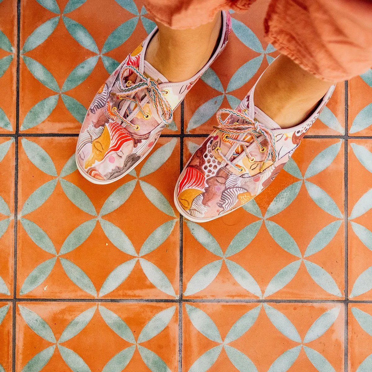 In Chorus Canvas Shoe by Keds x Jungalow®