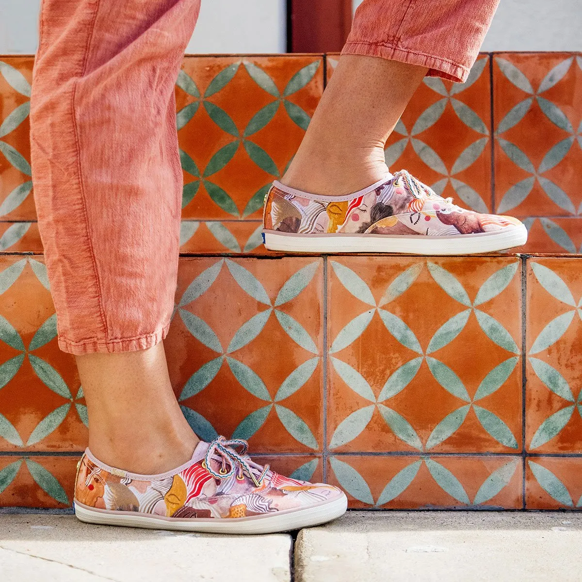 In Chorus Canvas Shoe by Keds x Jungalow®