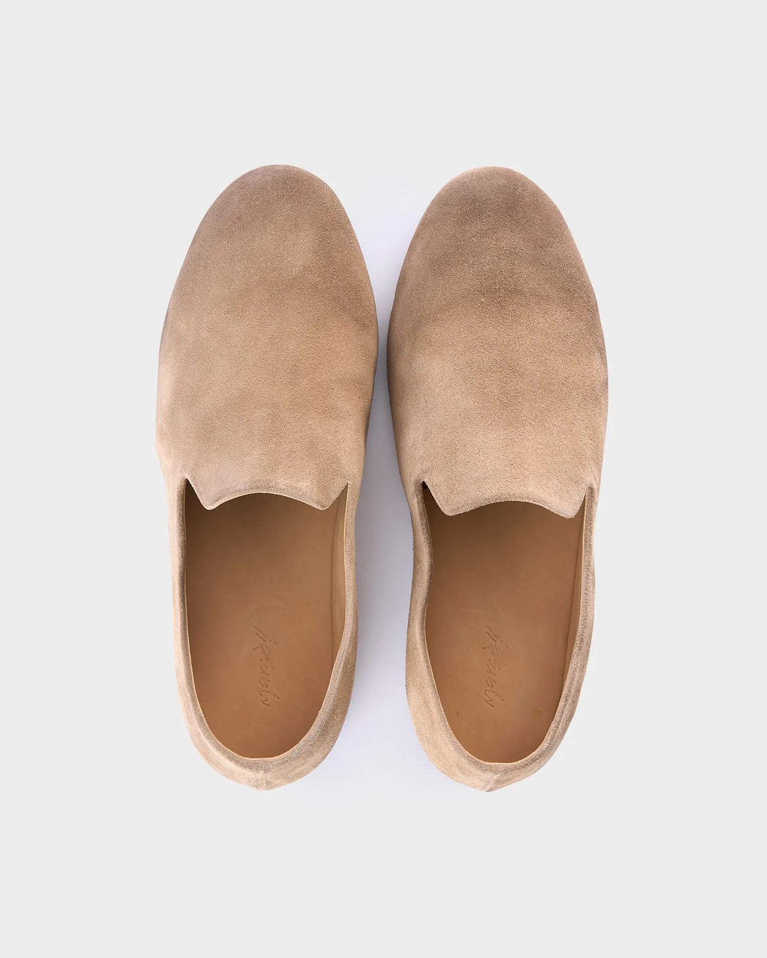 Light Brown Suede Slip on Loafer