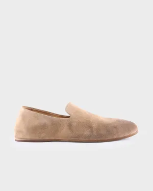 Light Brown Suede Slip on Loafer