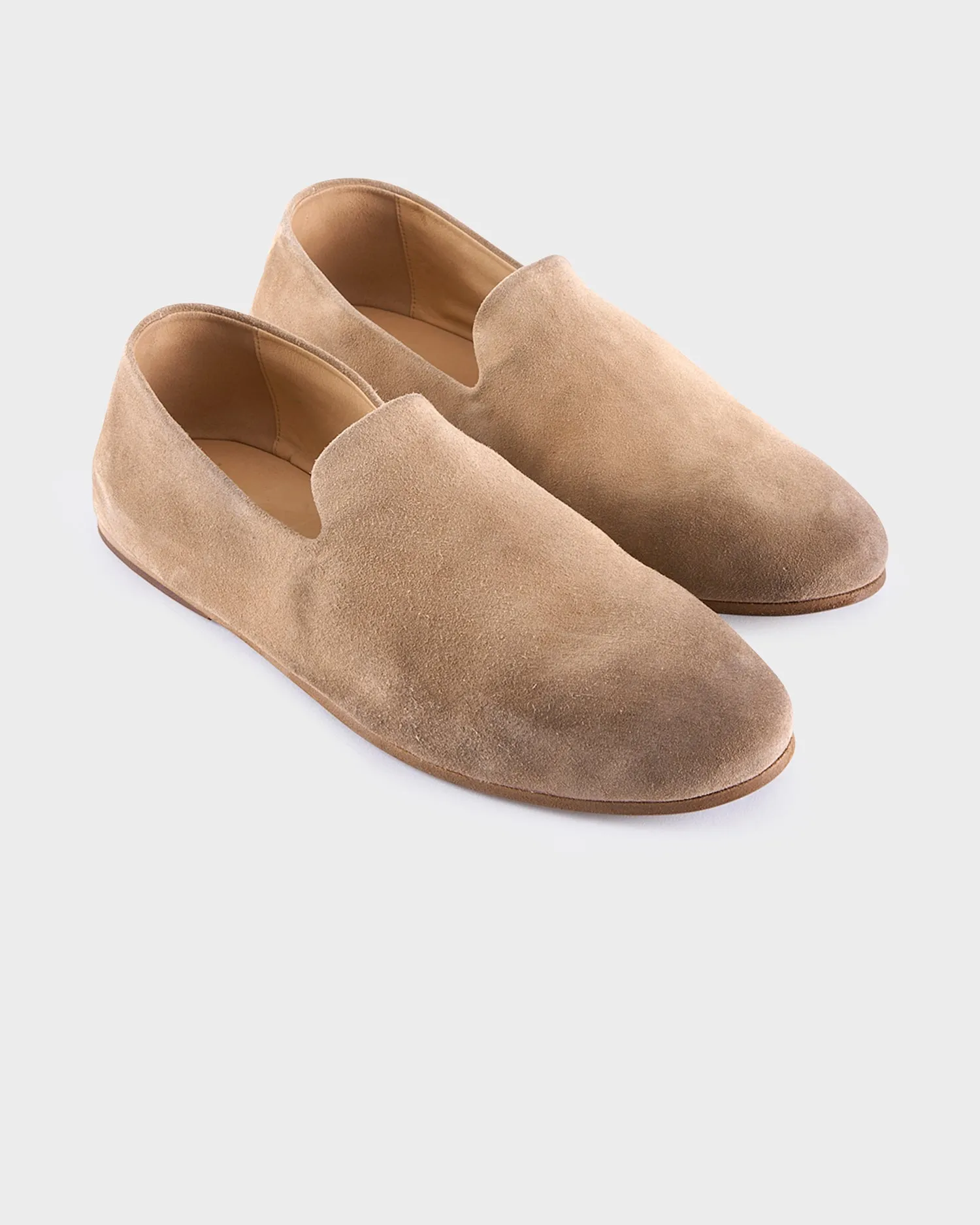 Light Brown Suede Slip on Loafer