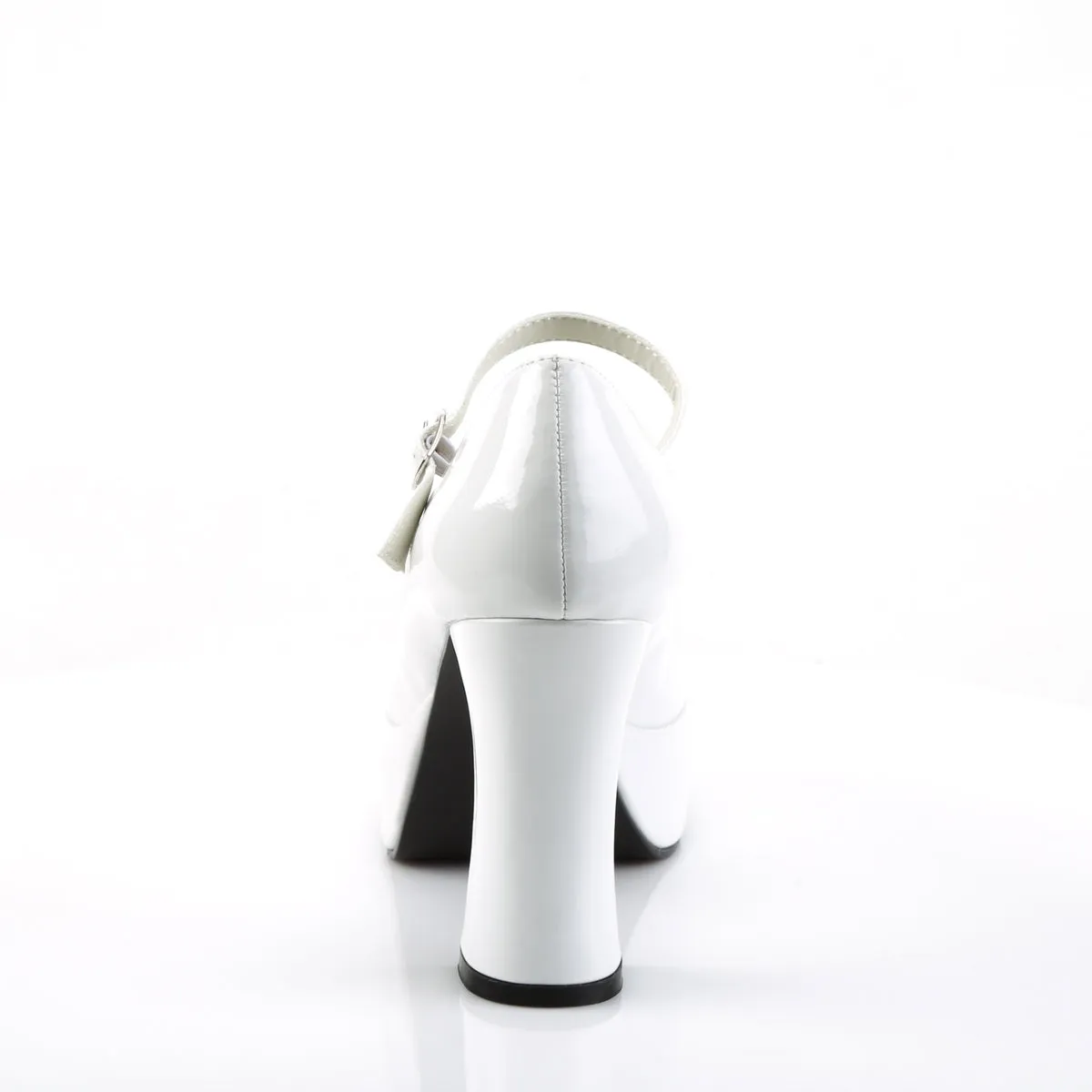 MARYJANE-50 Funtasma White Patent Fancy Dress Women's Shoes (Fantasy Footwear)