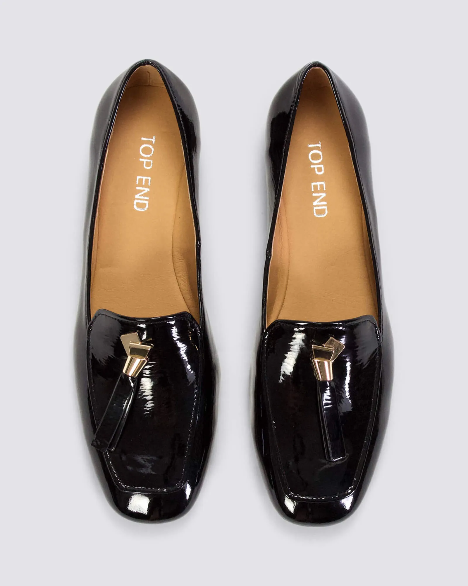MIERELLA LOAFERS BLACK PATENT
