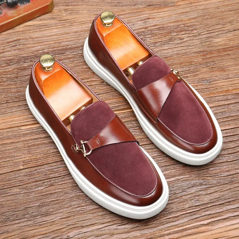 Modern Leather Slip-On Loafers