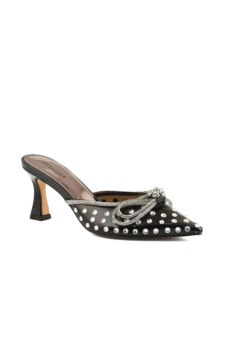 Party Wear Sling Back I47220-Black