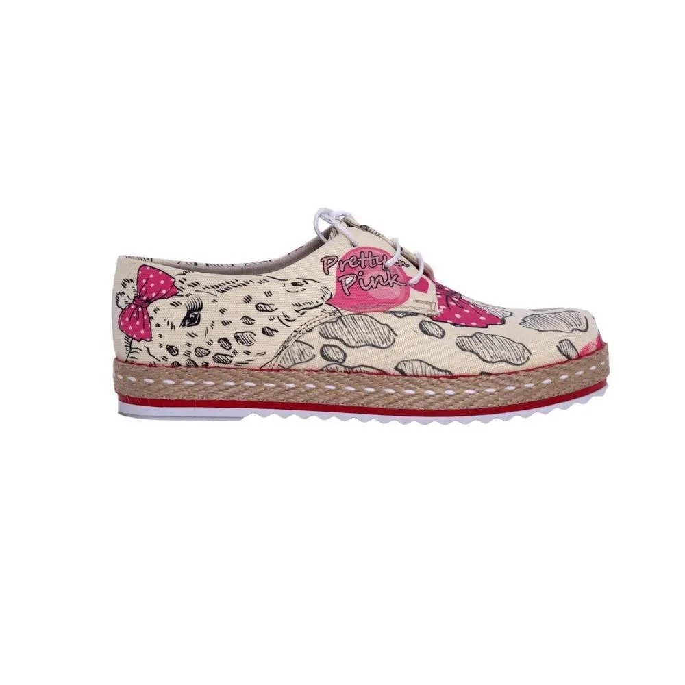 Pretty Pink Slip on Sneakers Shoes HSB1686