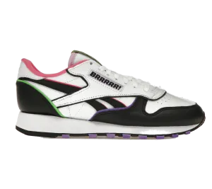 Reebok Men's Classic Leather Shoes - Black / White / Pink