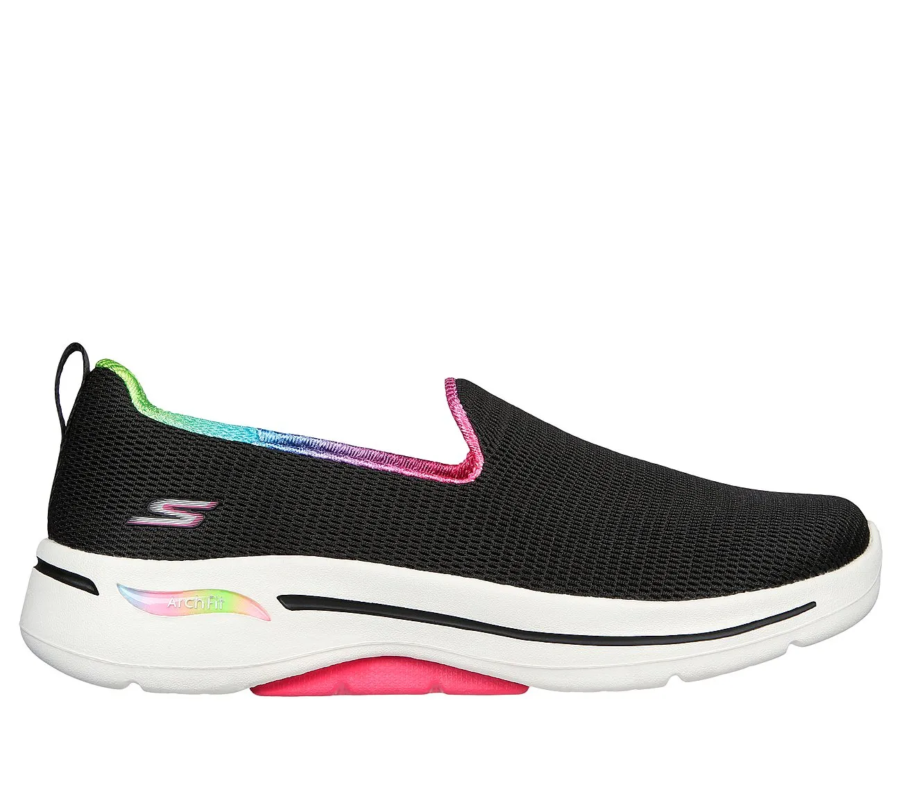 SKECHERS GOWALK ARCH FIT - WILD ENERGY - 124867 - BKHP