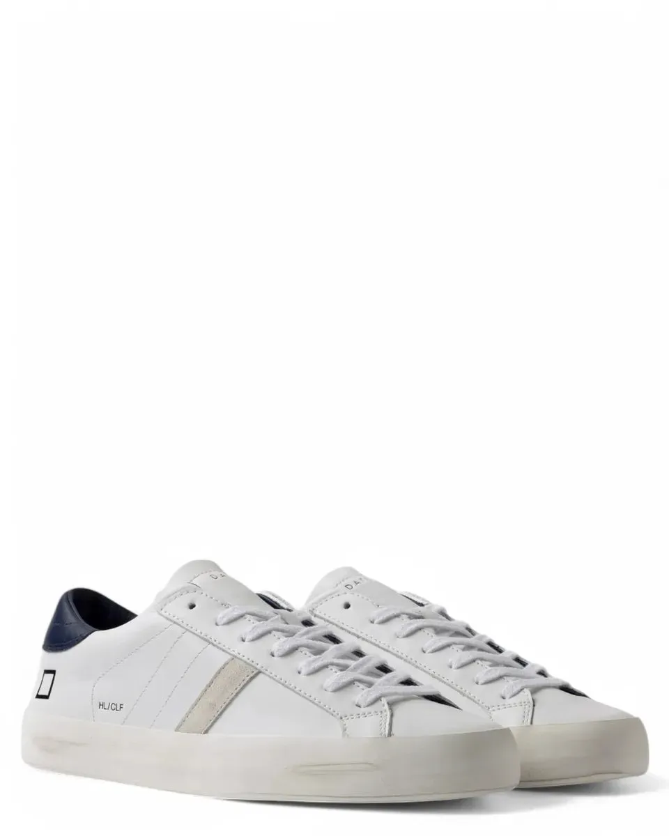 Sneakers Hill Low Calf White-Blue