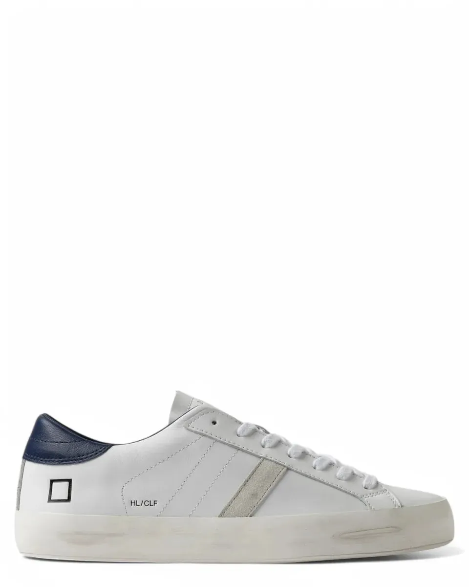 Sneakers Hill Low Calf White-Blue