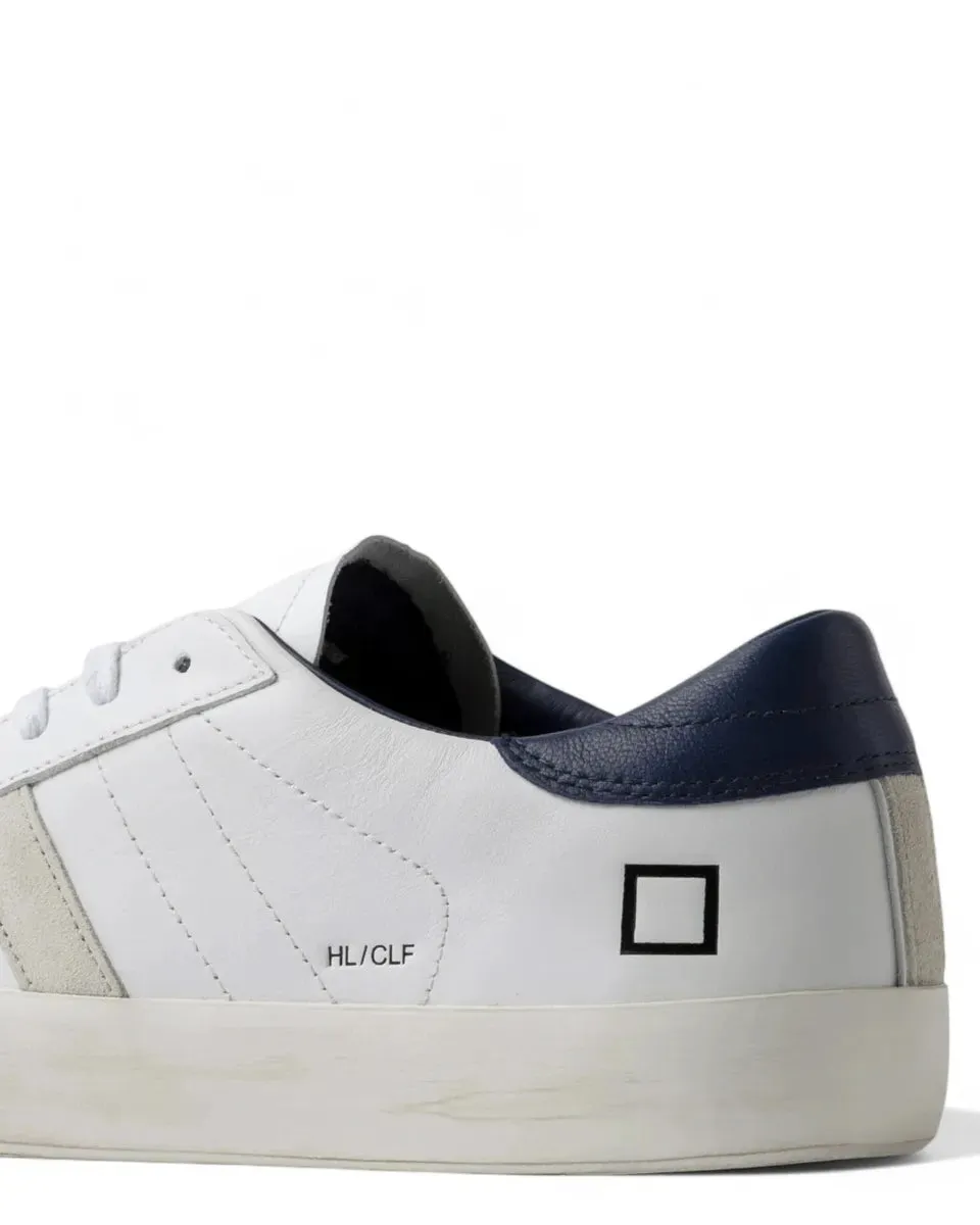 Sneakers Hill Low Calf White-Blue
