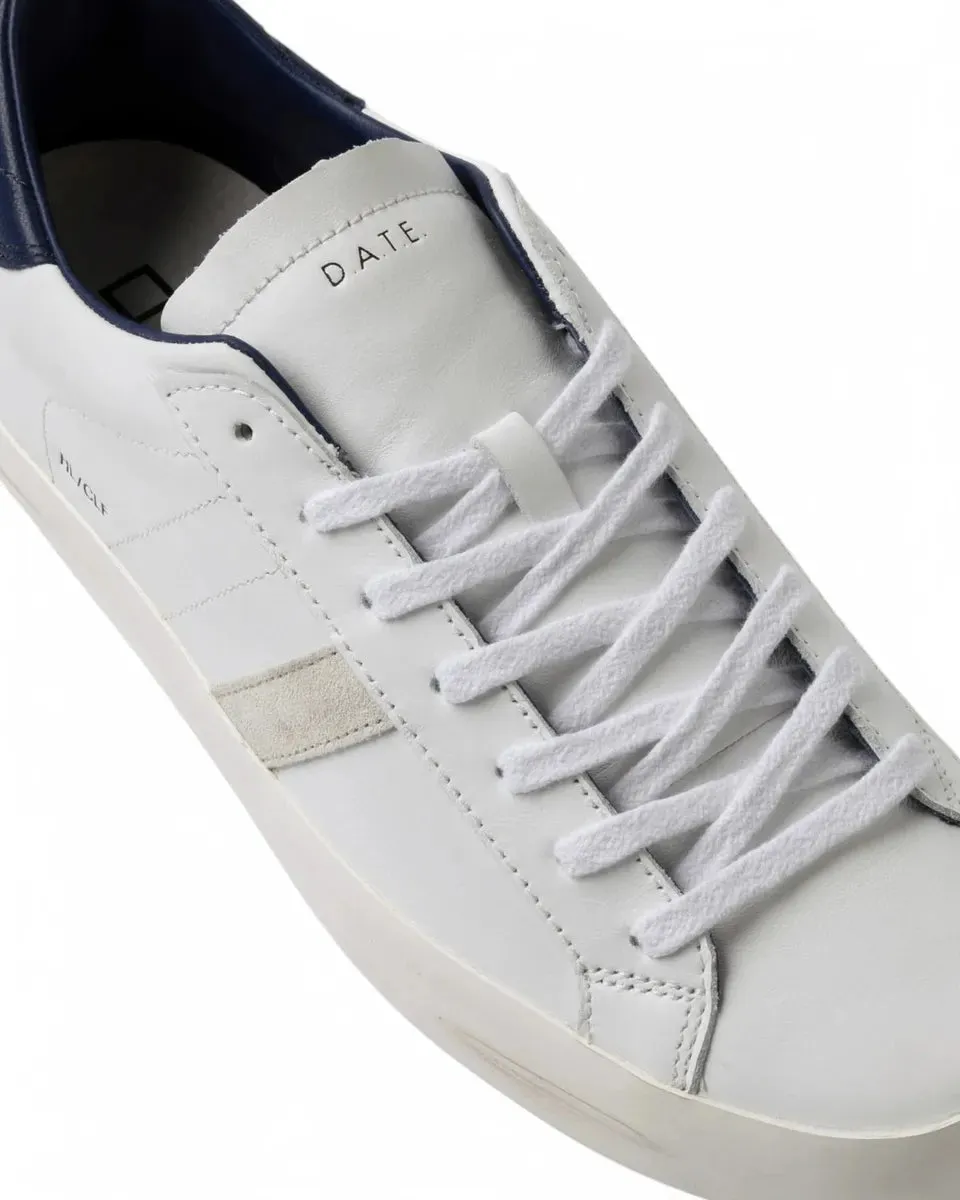 Sneakers Hill Low Calf White-Blue