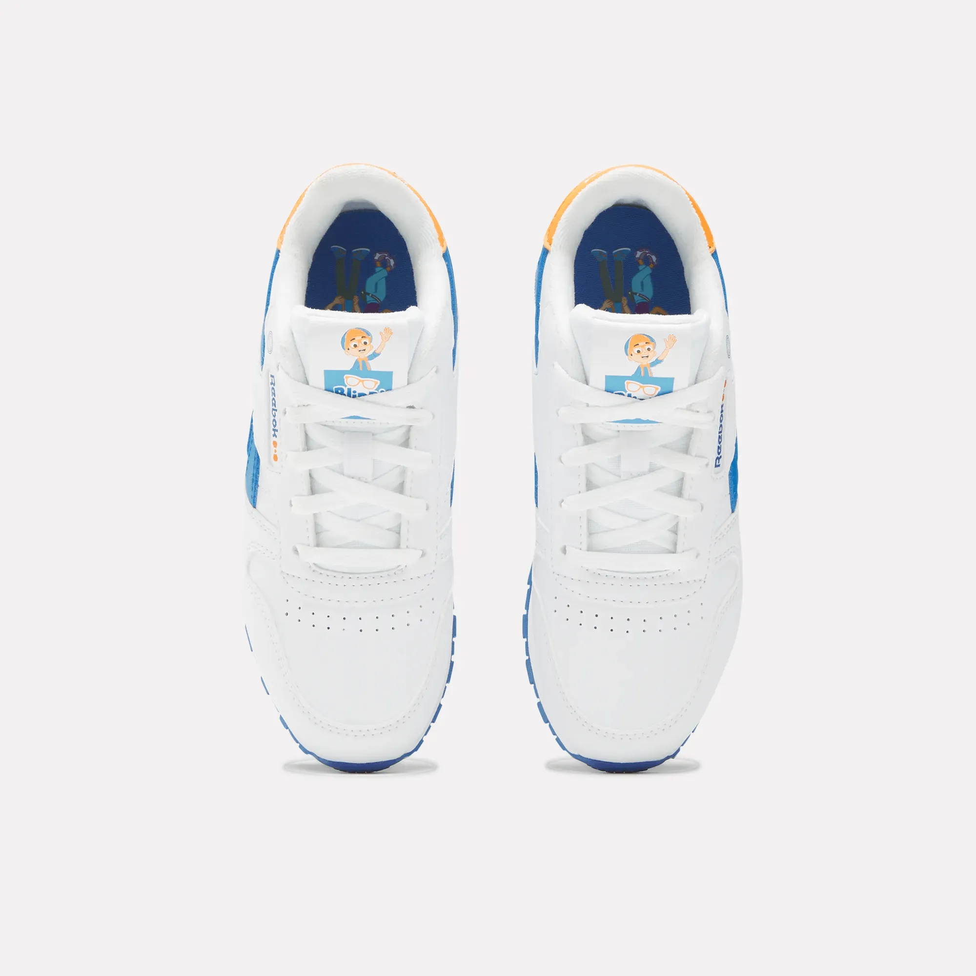 Unisex Reebok x Blippi Classic Leather Step 'N' Flash Shoes - Preschool